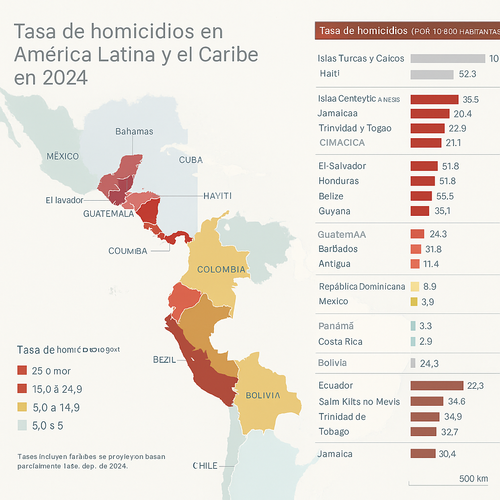 Violencia en América Latina 2024: un mapa de contrastes – Fernando Vaccotti