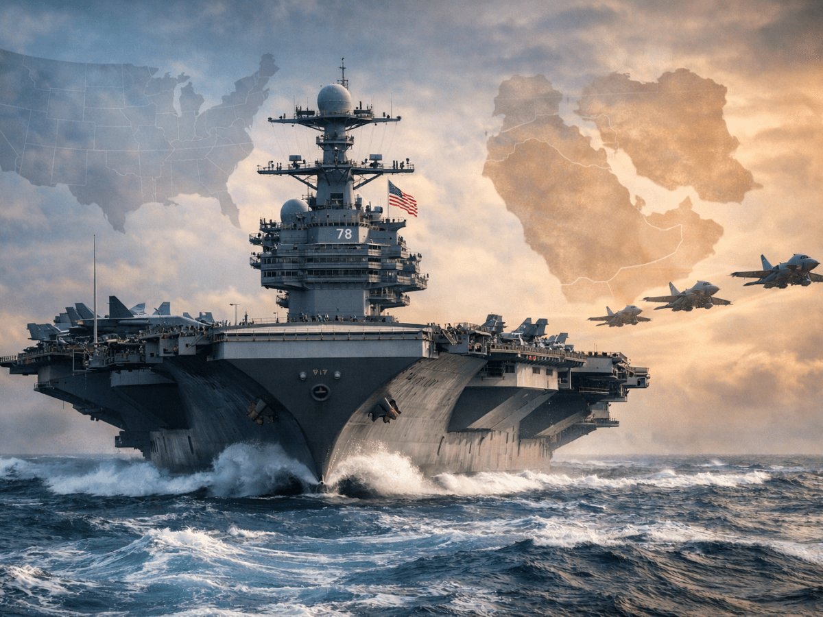 US Navy rumbo al Medio Oriente: el portaaviones como mensaje directo a Irán