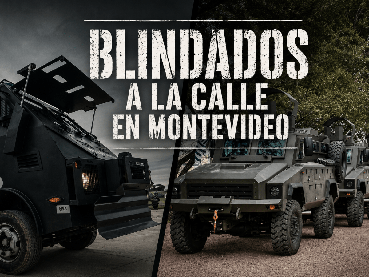 Blindados en Montevideo: cuando la seguridad pública empieza a parecer doctrina de emergencia