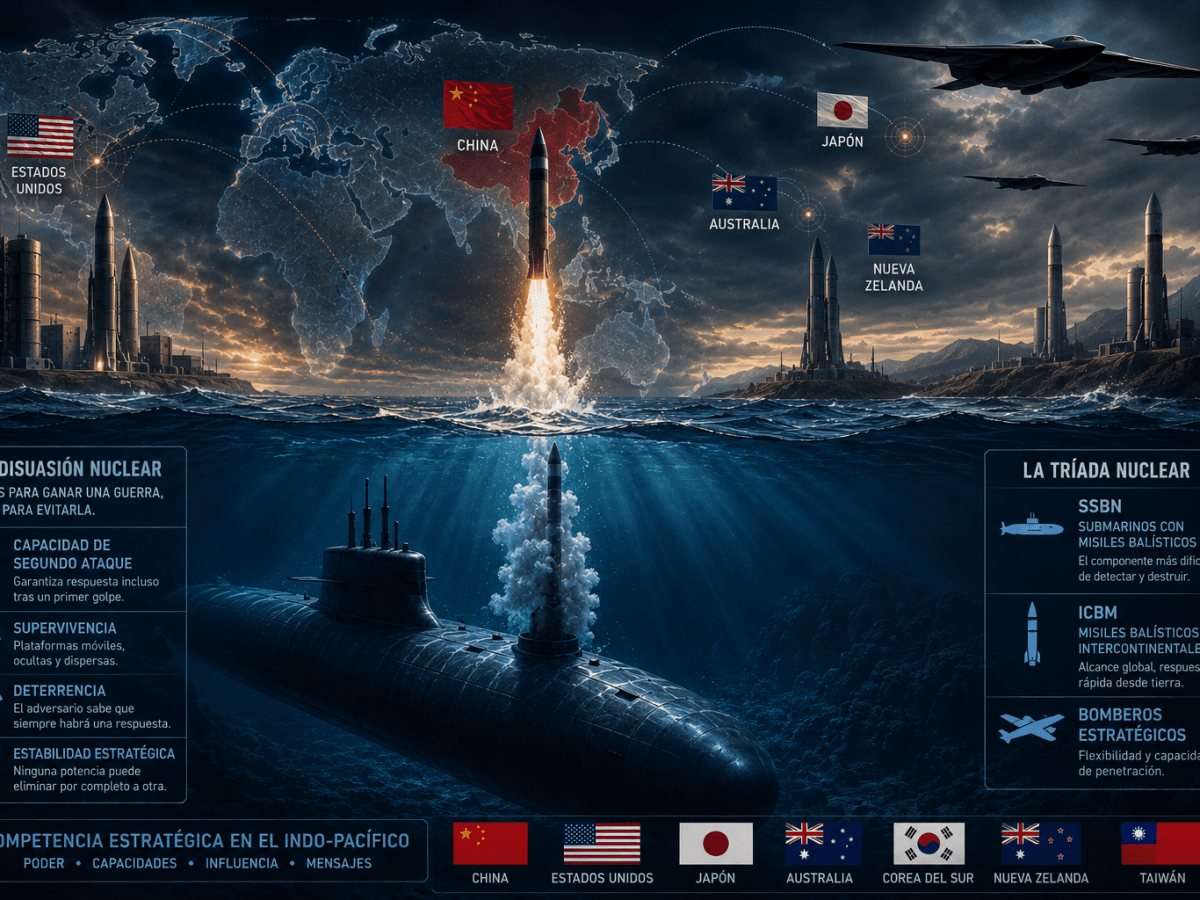 Cuando un misil habla: el verdadero mensaje del lanzamiento chino desde un submarino nuclear