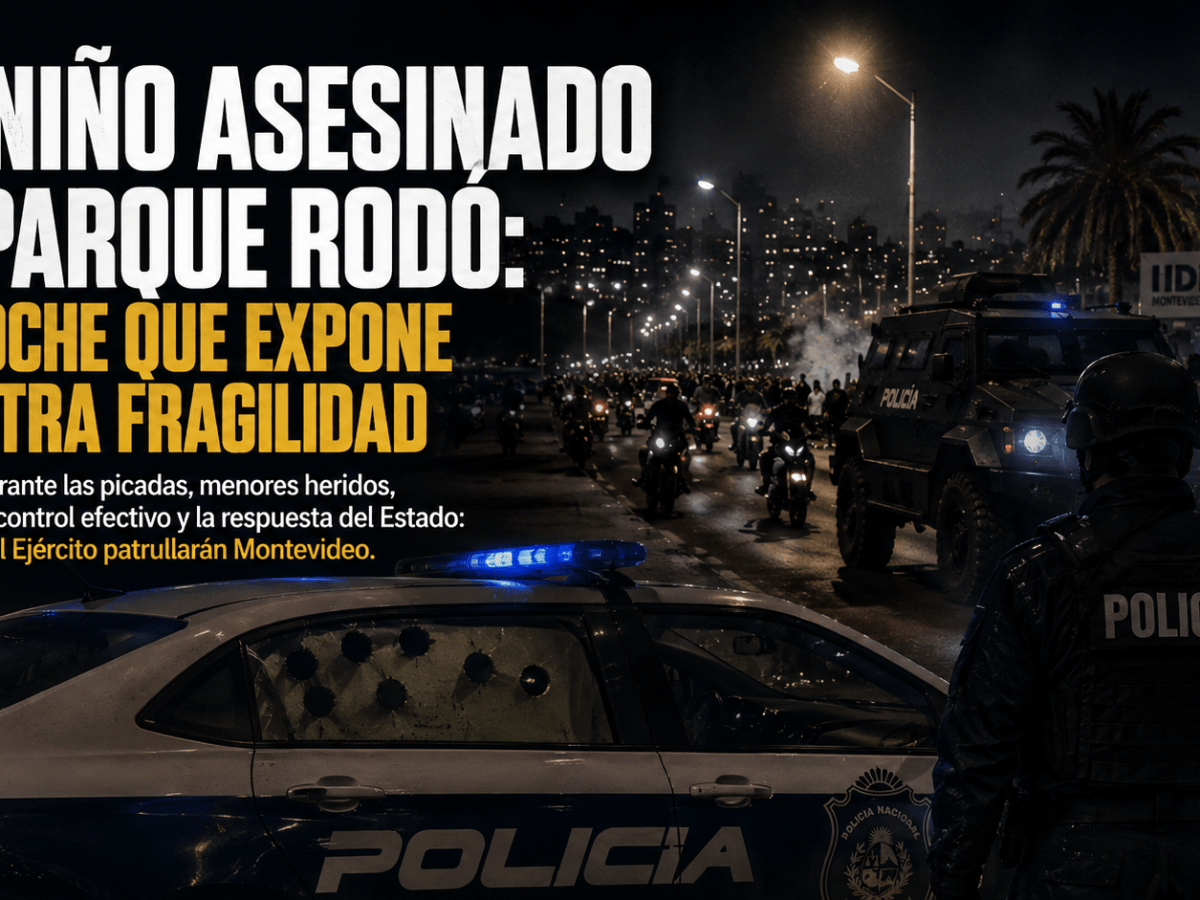 Un niño asesinado en la rambla: la noche en que Montevideo dejó de poder mirar hacia otro lado