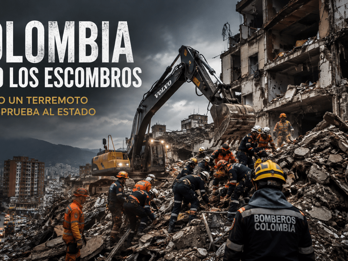 Colombia bajo los escombros: cuando un terremoto pone a prueba al Estado
