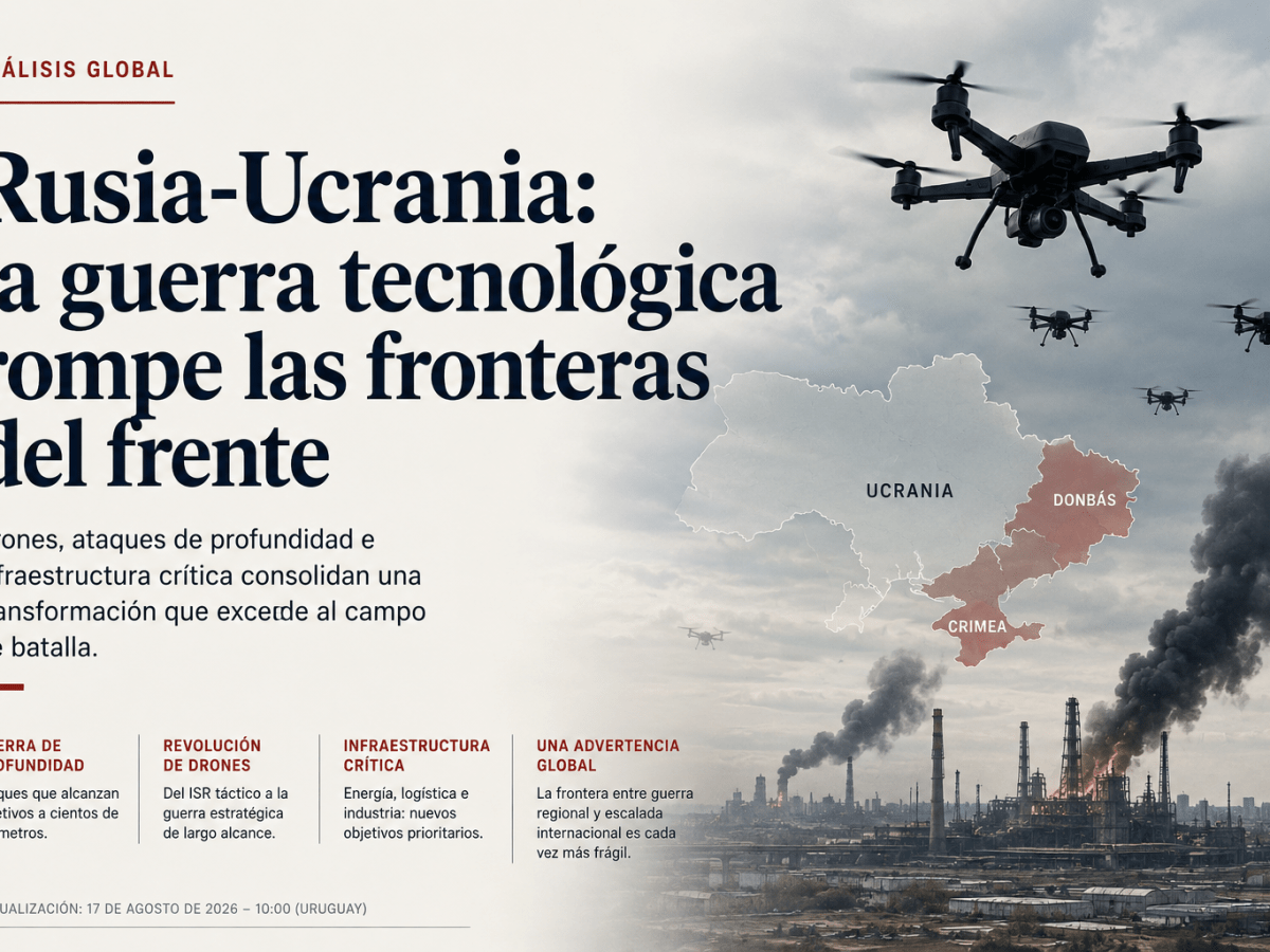 Rusia-Ucrania: la guerra tecnológica rompe las fronteras del frente