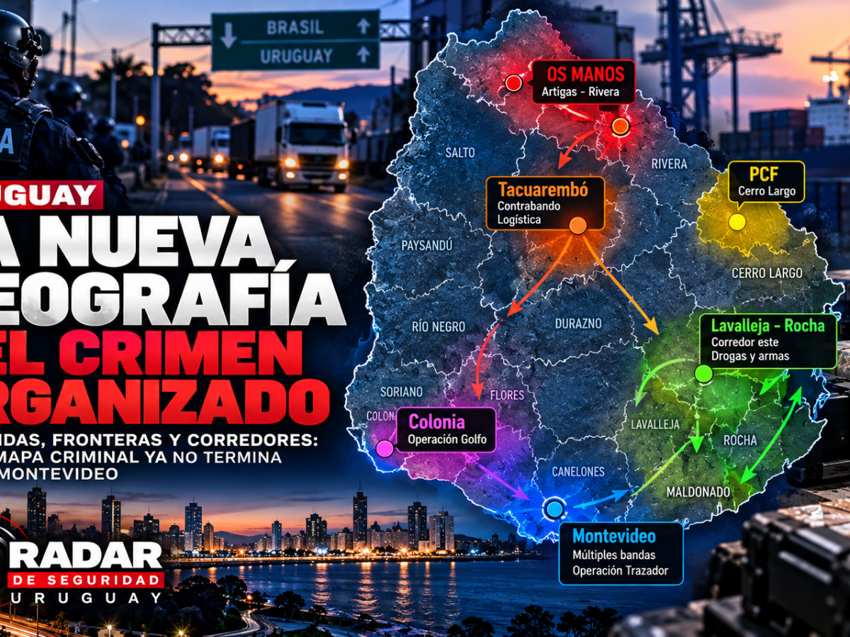URUGUAY: LA NUEVA GEOGRAFÍA DEL CRIMEN ORGANIZADO