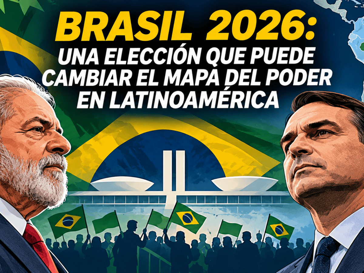 BRASIL 2026: UNA ELECCIÓN QUE PUEDE CAMBIAR EL MAPA DEL PODER EN LATINOAMÉRICA