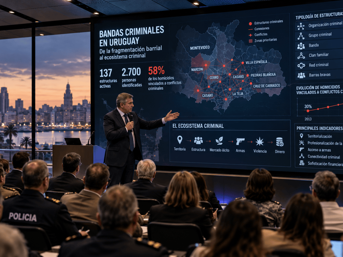 BANDAS CRIMINALES EN URUGUAY: DE LA FRAGMENTACIÓN BARRIAL AL ECOSISTEMA CRIMINAL